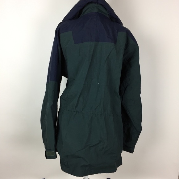 Men’s White Sierra Windbreaker, Green, size L - Picture 2 of 4